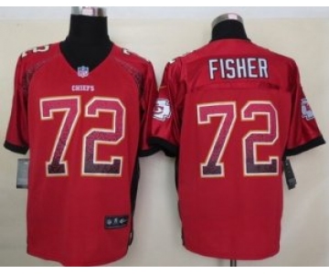 nike nfl jerseys kansas city chiefs #72 fisher red[Elite drift fashion]