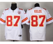 nike nfl jerseys kansas city chiefs #87 Travis Kelce white[Elite]