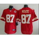 nike nfl jerseys kansas city chiefs #87 kelce red[Elite]