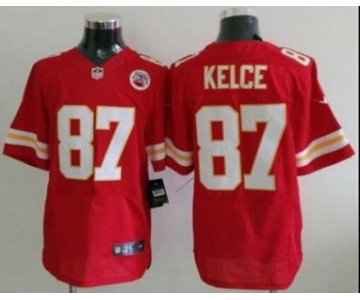 nike nfl jerseys kansas city chiefs #87 kelce red[Elite]