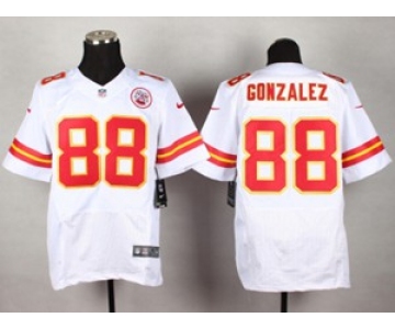 nike nfl jerseys kansas city chiefs #88 gonzalez white[Elite]