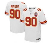 nike nfl jerseys kansas city chiefs #90 mauga white[Elite][mauga]