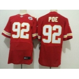 nike nfl jerseys kansas city chiefs #92 poe red[Elite]