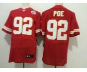 nike nfl jerseys kansas city chiefs #92 poe red[Elite]