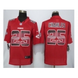 2015 new nike kansas city chiefs #25 charles red strobe jerseys[limited]