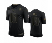 Kansas City Chiefs #10 Tyreek Hill Black 2020 Salute To Service Limited Jersey