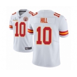 Kansas City Chiefs #10 Tyreek Hill White 2021 Super Bowl LV Jersey