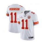 Kansas City Chiefs #11 Demarcus Robinson White Super Bowl LV Jersey