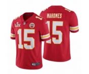 Kansas City Chiefs #15 Patrick Mahomes II Red Super Bowl LV Jersey