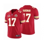 Kansas City Chiefs #17 Mecole Hardman Red 2021 Super Bowl LV Jersey