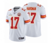 Kansas City Chiefs #17 Mecole Hardman White 2021 Super Bowl LV Jersey