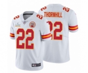 Kansas City Chiefs #22 Juan Thornhill White 2021 Super Bowl LV Jersey