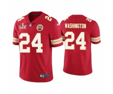 Kansas City Chiefs #24 DeAndre Washington Red Super Bowl LV Jersey