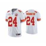 Kansas City Chiefs #24 DeAndre Washington White Super Bowl LV Jersey