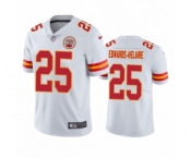 Kansas City Chiefs #25 Clyde Edwards-Helaire White 2020 NFL Draft Vapor Limited Jersey