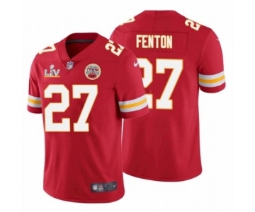 Kansas City Chiefs #27 Rashad Fenton Red 2021 Super Bowl LV Jersey