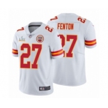 Kansas City Chiefs #27 Rashad Fenton White 2021 Super Bowl LV Jersey