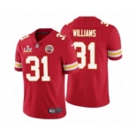 Kansas City Chiefs #31 Darrel Williams Red 2021 Super Bowl LV Jersey