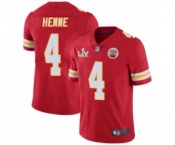 Kansas City Chiefs #4 Chad Henne Red 2021 Super Bowl LV Jersey