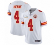 Kansas City Chiefs #4 Chad Henne White 2021 Super Bowl LV Jersey