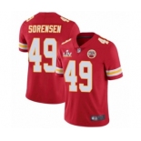 Kansas City Chiefs #49 Daniel Sorensen Red 2021 Super Bowl LV Jersey