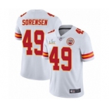 Kansas City Chiefs #49 Daniel Sorensen White 2021 Super Bowl LV Jersey