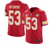 Kansas City Chiefs #53 Anthony Hitchens Red 2021 Super Bowl LV Jersey