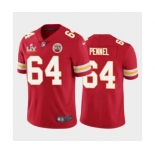 Kansas City Chiefs #64 Mike Pennel Red 2021 Super Bowl LV Jersey