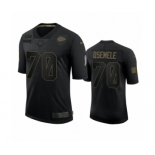 Kansas City Chiefs #70 Kelechi Osemele Black 2020 Salute To Service Limited Jersey