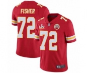 Kansas City Chiefs #72 Eric Fisher Red 2021 Super Bowl LV Jersey