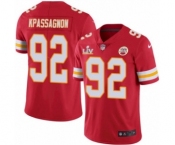 Kansas City Chiefs #92 Tanoh Kpassagnon Red 2021 Super Bowl LV Jersey