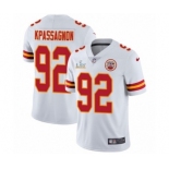 Kansas City Chiefs #92 Tanoh Kpassagnon White Super Bowl LV Jersey