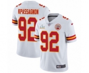 Kansas City Chiefs #92 Tanoh Kpassagnon White Super Bowl LV Jersey