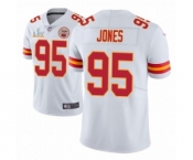 Kansas City Chiefs #95 Chris Jones White 2021 Super Bowl LV Jersey