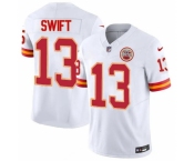 Men Kansas Chiefs #13 Taylor Swift White Stitched F U S E Home NFL Jersey