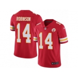 Men Nike Kansas City Chiefs #14 Demarcus Robinson Red Team Color Vapor Untouchable Limited Player NFL Jersey