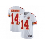 Men Nike Kansas City Chiefs #14 Demarcus Robinson White Vapor Untouchable Limited Player NFL Jersey