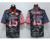 Men Nike Kansas City Chiefs #15 Mahomes 2020 USA Nike Camo Salute to Service Limited Jersey