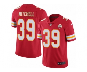 Men Nike Kansas City Chiefs #39 Terrance Mitchell Red Team Color Vapor Untouchable Limited Player NFL Jersey