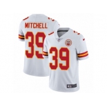 Men Nike Kansas City Chiefs #39 Terrance Mitchell White Vapor Untouchable Limited Player NFL Jersey