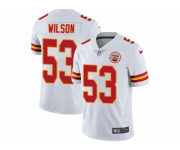 Men Nike Kansas City Chiefs #53 Ramik Wilson White Vapor Untouchable Limited Player NFL Jersey