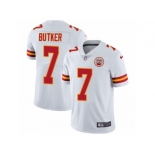 Men Nike Kansas City Chiefs #7 Harrison Butker White Vapor Untouchable Limited Player NFL Jersey