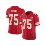 Men Nike Kansas City Chiefs #75 Cameron Erving Red Team Color Vapor Untouchable Limited Player NFL Jersey