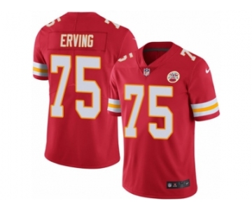 Men Nike Kansas City Chiefs #75 Cameron Erving Red Team Color Vapor Untouchable Limited Player NFL Jersey