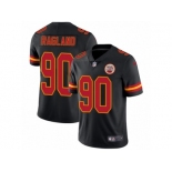 Men Nike Kansas City Chiefs #90 Reggie Ragland Limited Black Rush Vapor Untouchable NFL Jersey