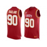 Men Nike Kansas City Chiefs #90 Reggie Ragland Limited Red Player Name & Number Tank Top NFL Jersey