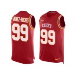 Men Nike Kansas City Chiefs #99 Rakeem Nunez-Roches Limited Red Player Name & Number Tank Top NFL Jersey