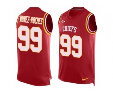 Men Nike Kansas City Chiefs #99 Rakeem Nunez-Roches Limited Red Player Name & Number Tank Top NFL Jersey