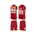 Men Nike Kansas City Chiefs #99 Rakeem Nunez-Roches Limited Red Tank Top Suit NFL Jersey