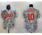 Men's Kansas City Chiefs #10 Isiah Pacheco 2024 Arctic Camo Salute To Service Stitched Baseball Jersey